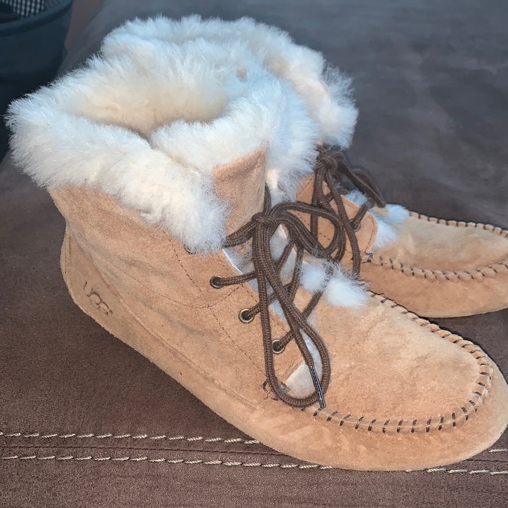 UGG fuzzy boots